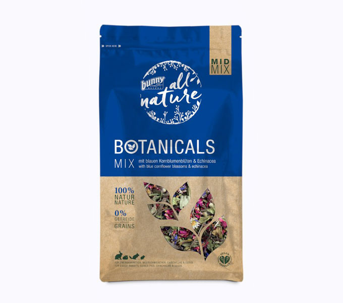 BOTANICALS MID MIX -  mit blauen Kornblumenblüten & Echinacea 