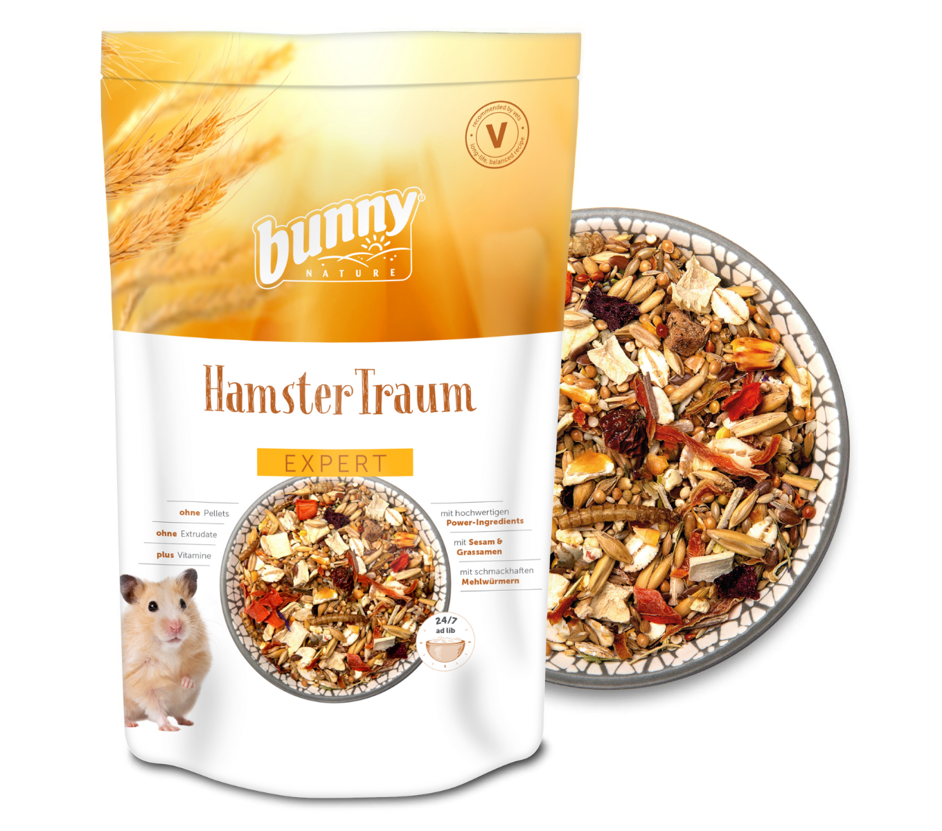 HamsterTraum EXPERT - Premium Nahrung für Hamster