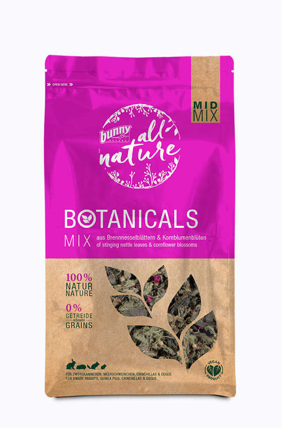 BOTANICALS MID MIX - Mix aus Brennnesselblättern & Kornblumenblüten Packung