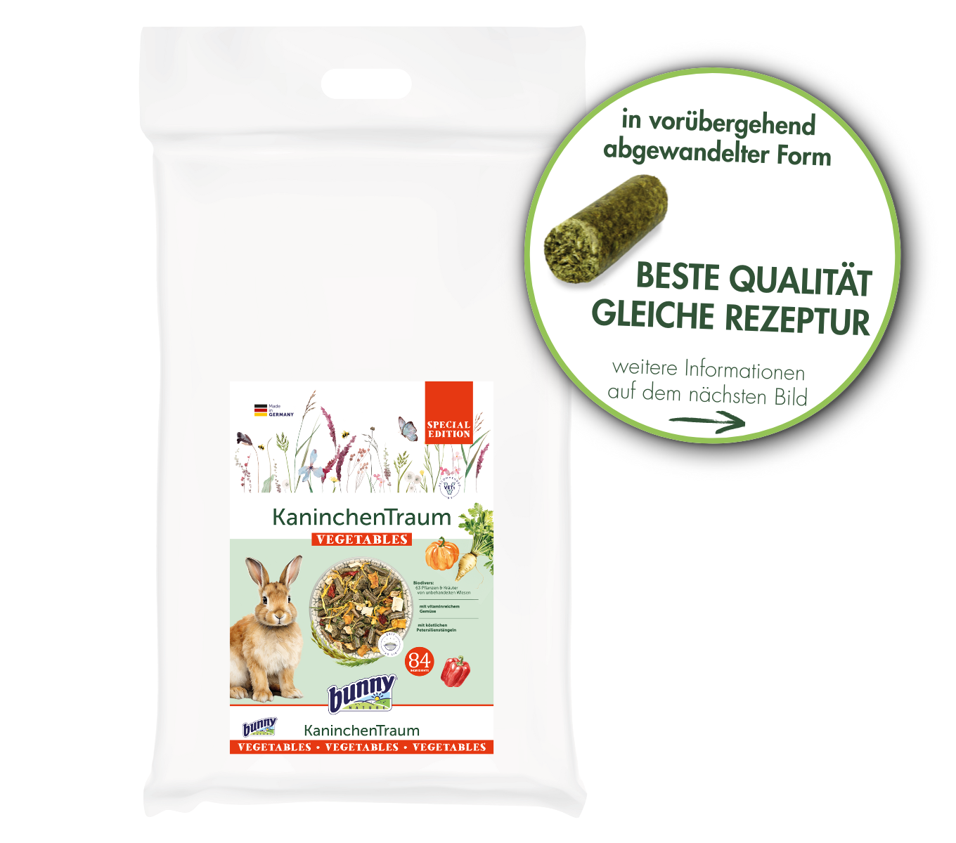 KaninchenTraum SPECIAL EDITION VEGETABLES 4 kg