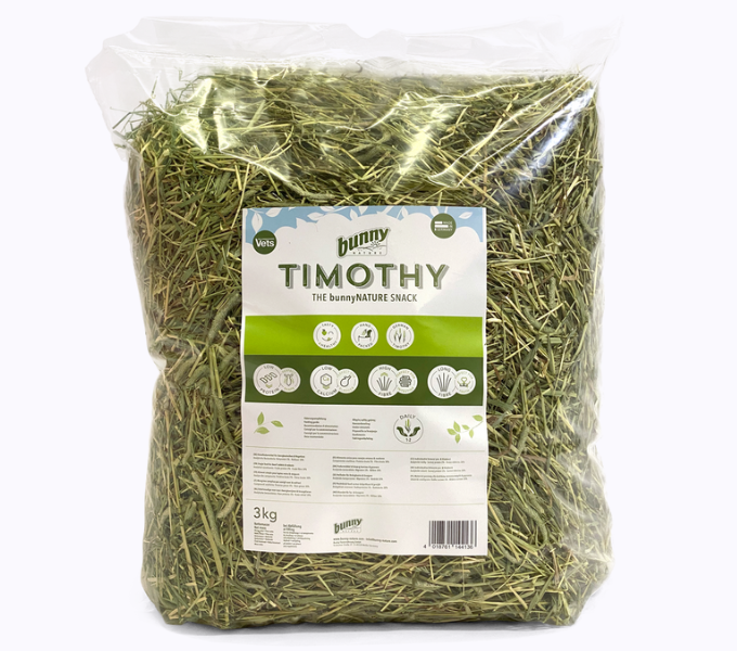 Timothy - Hochqualitatives Heu mit wenig Calcium für Kleintiere