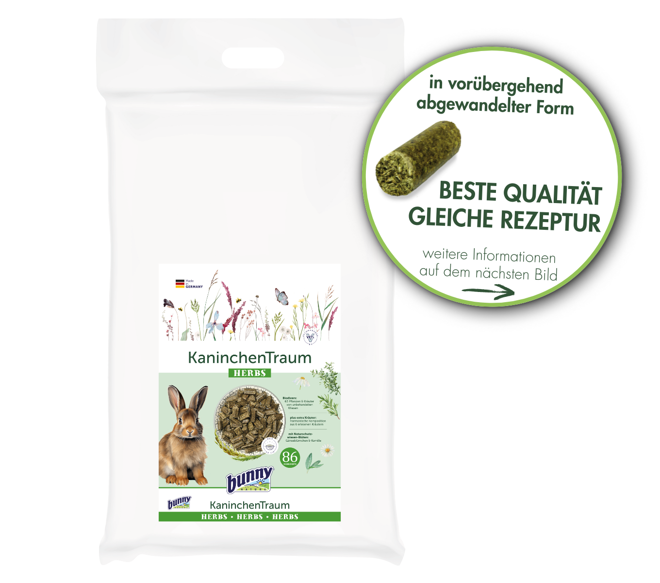 KaninchenTraum HERBS 4 kg