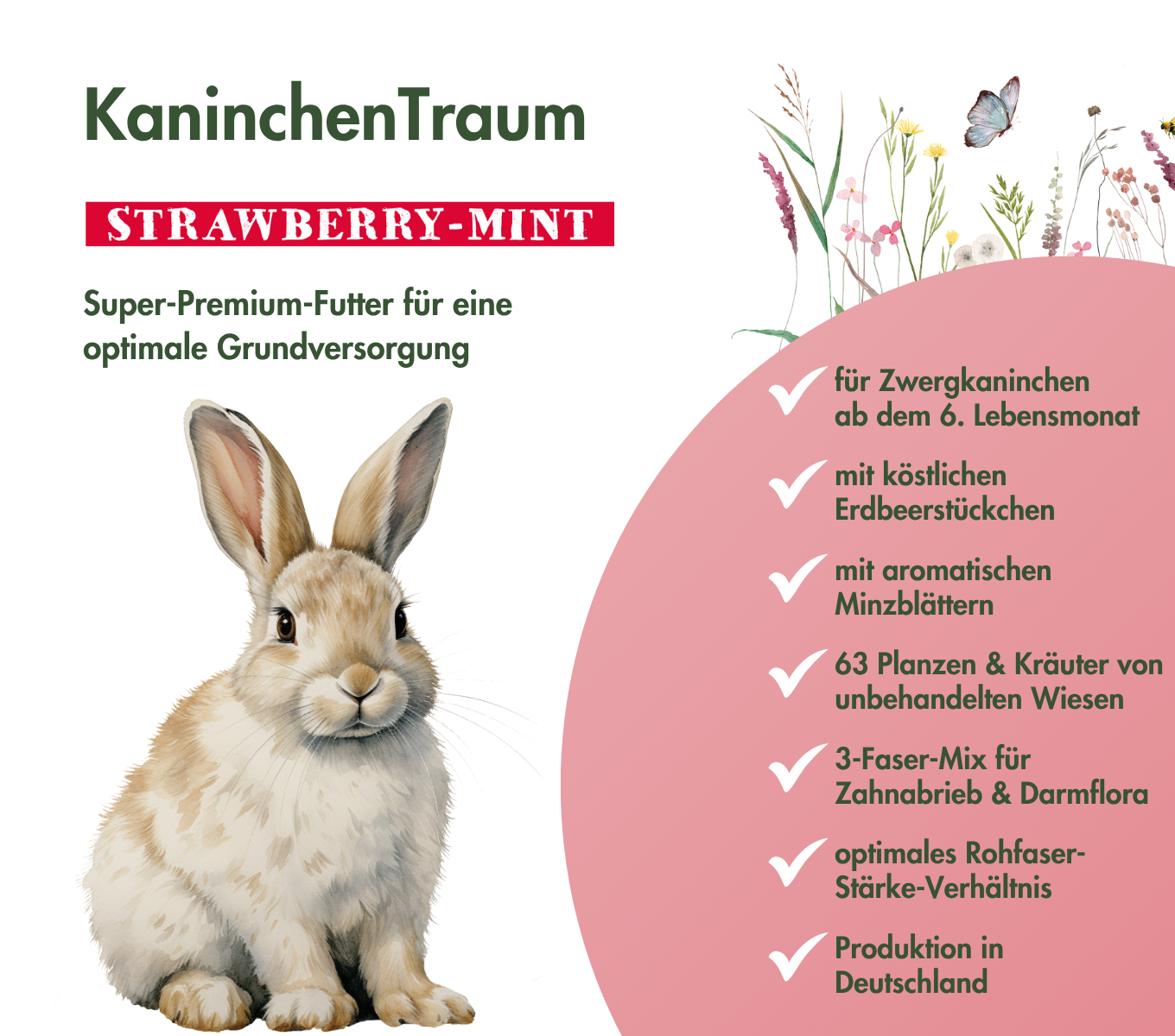KaninchenTraum SPECIAL EDITION STRAWBERRY-MINT