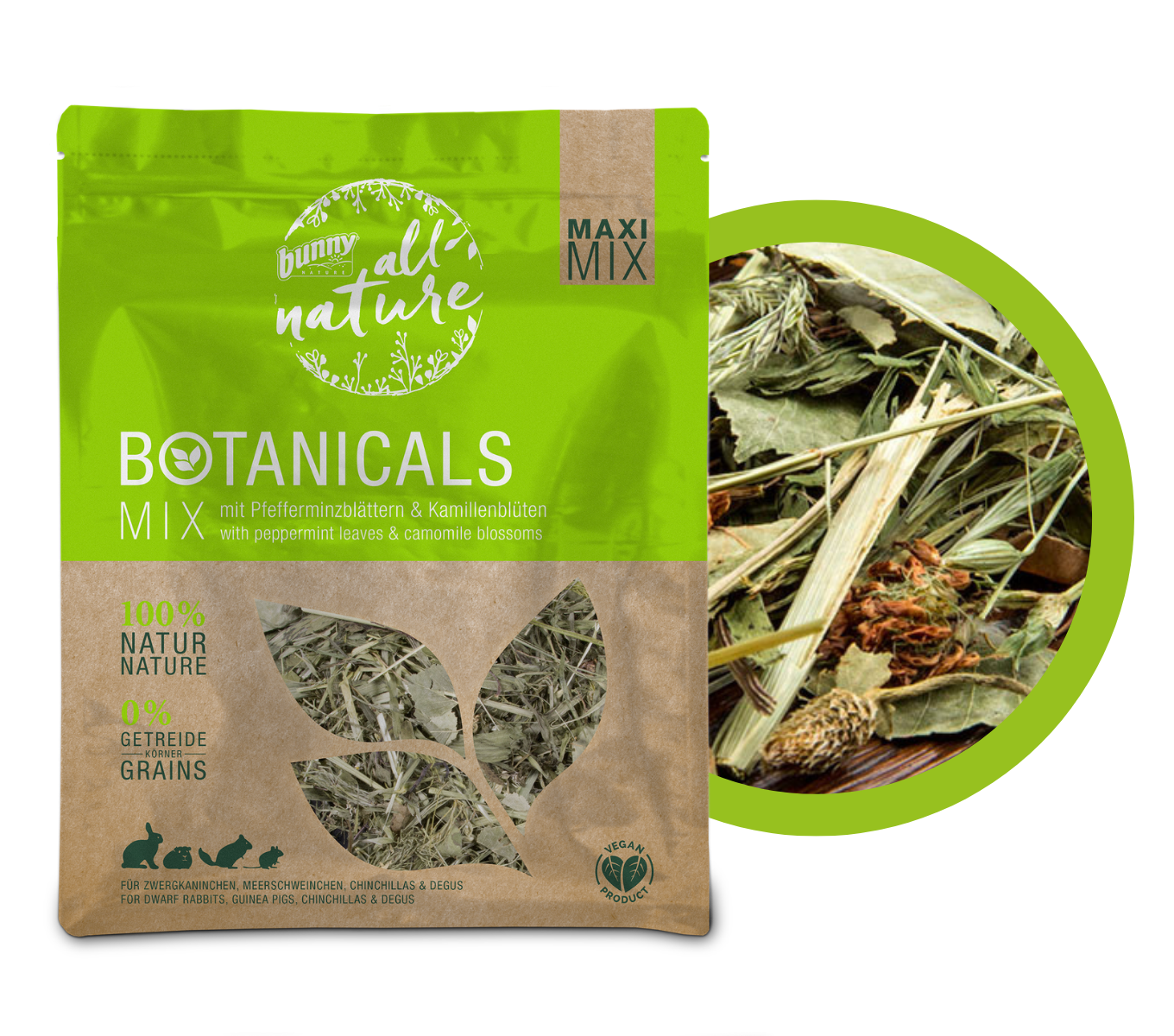 BOTANICALS MAXI MIX - mit Pfefferminzblättern & Kamillenblüten