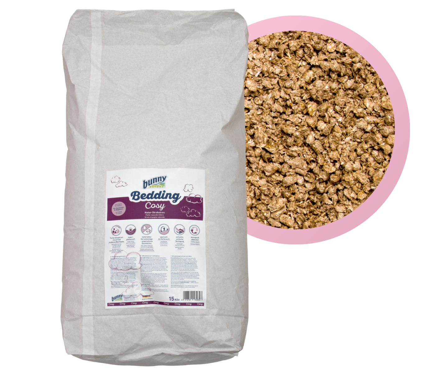 bunnyBedding - Cosy - Weiches, hygienisches Einstreu für Kleintiere