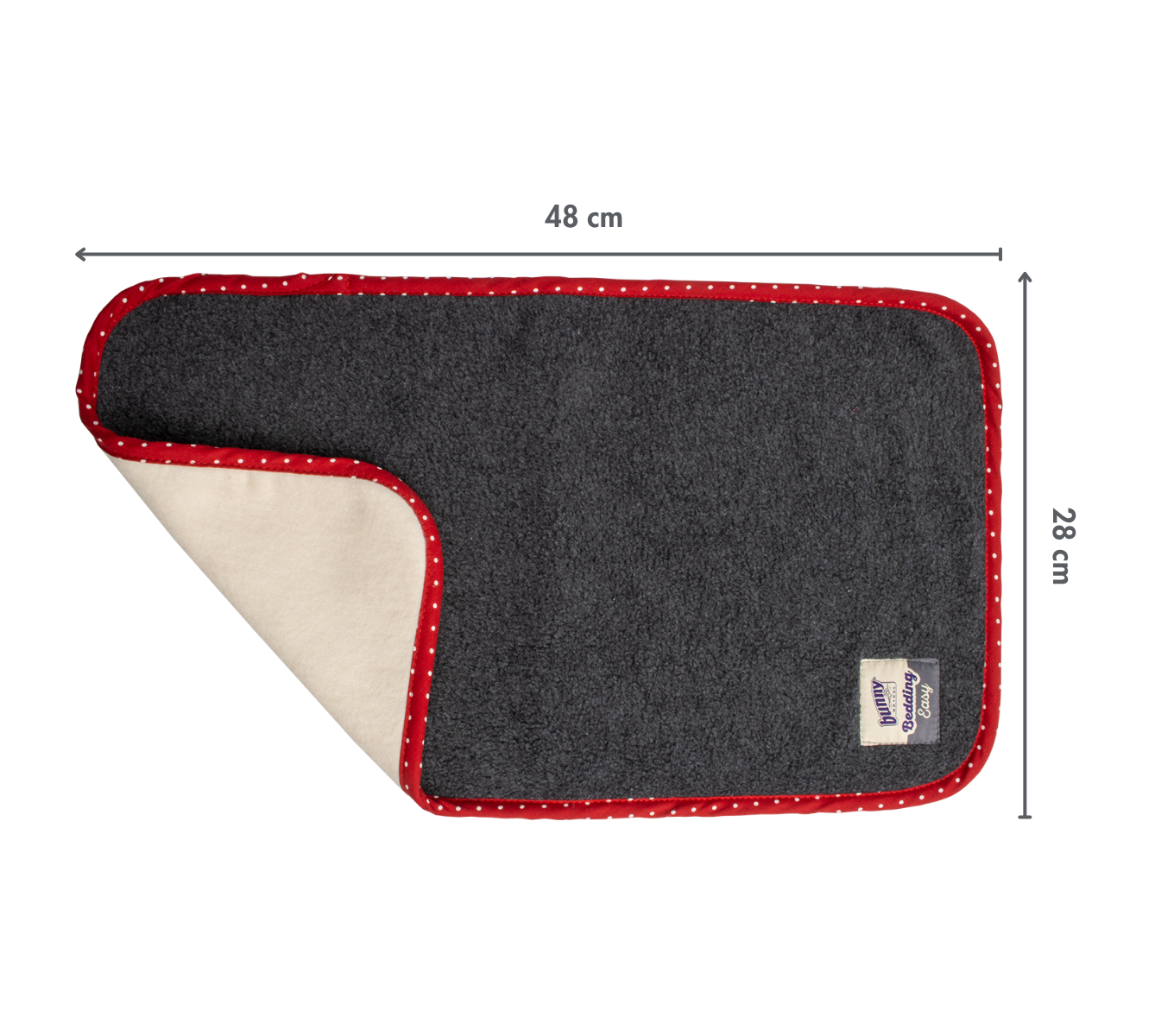 bunnyBedding - Easy MINI - Saugstarke Matte aus Molton für Kleintiere