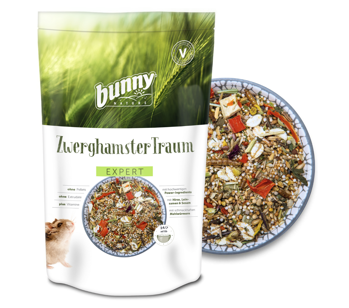 ZwerghamsterTraum EXPERT - Hochwertige Ernährung für Zwerghamster