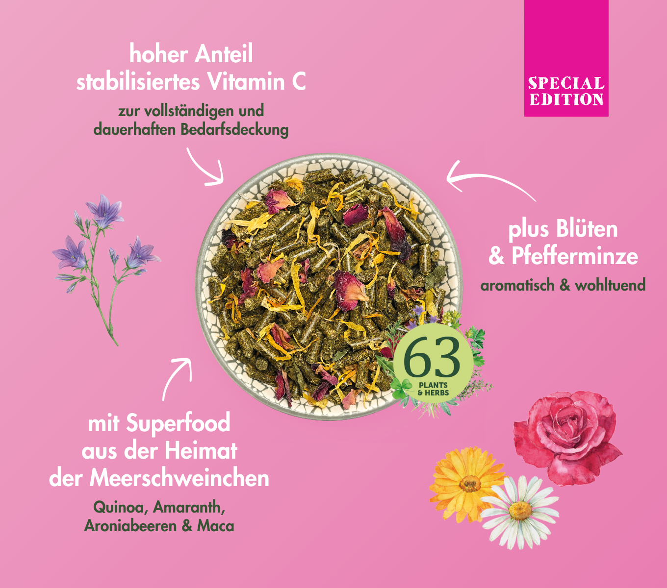 MeerschweinchenTraum SPECIAL EDITION FLOWERS