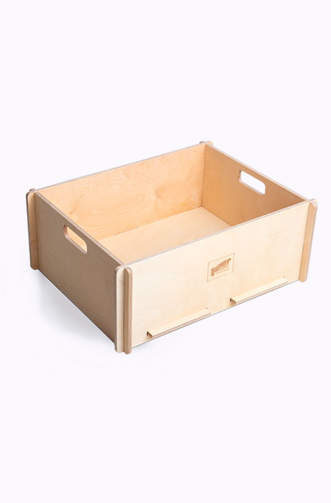 BunnyNature Buddelkiste Für Kaninchen - 50x39x20 Cm Aus Birkenholz